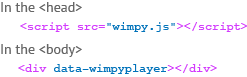 Simple html and javascript code for your web pages.